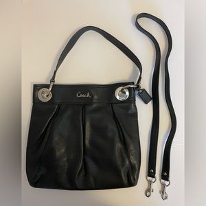 Beautiful Coach Ashley Black Leather Hippie Crossbody Shoulder Bag
